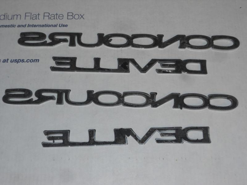 Cadillac Concours Deville Factory Quarter Panel Emblems, US $10.00, image 3