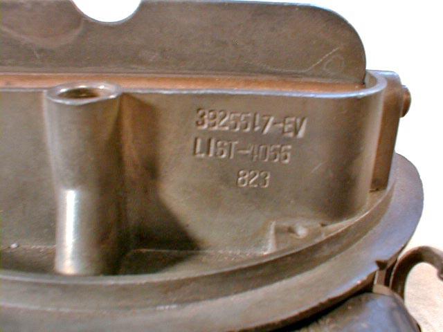 1968 HOLLEY tripower 4055 center carb.-dated 823-NICE!! , US $500.00, image 4