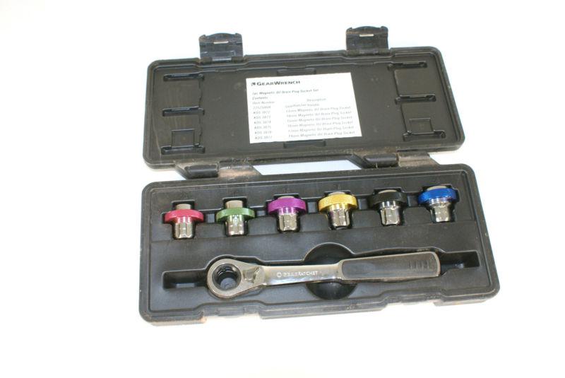 Buy GearWrench 3870 Oil Drain Plug Socket 7 Piece Set in