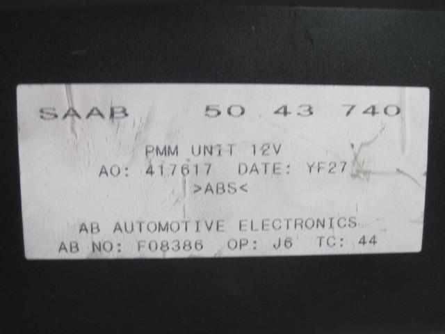 MIRROR MEMORY COMPUTER Saab 9-5 1999 99 00 01 02 - 07 50 43 740 417407 F08386, US $49.99, image 6