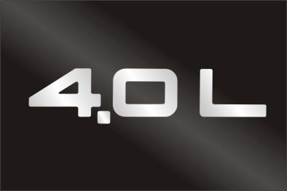 4.0l engine decals stickers fit 90-01 jeep cherokee
