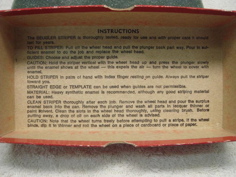 Beugler Pinstriping Tool Deluxe Model 471 , US $70.00, image 7