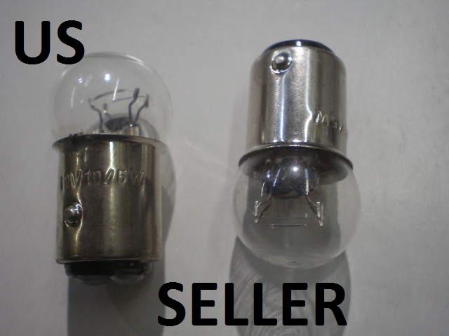 Two 12v 10/5w tail light brake light bulb for atv scooter moped motorcycle /