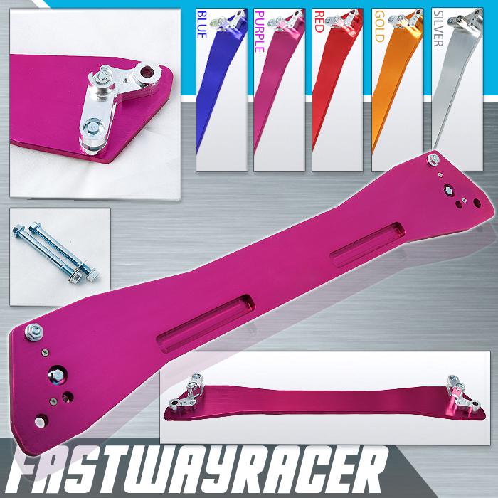 92-95 civic dc2 suspension purple aluminum rear subframe brace sub frame lower