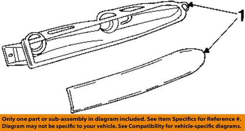 Chrysler oem 5003366aa park/turn lamp