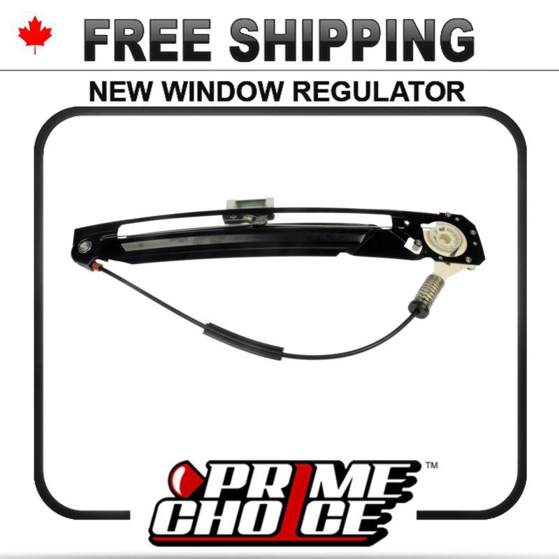 Power window regulator without motor for rear drivers side
