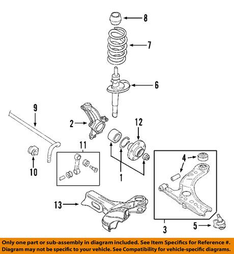 Volkswagen oem 1j0411314r stabilizer bar-stabilizer bar bushing