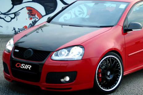 Osir design fcs-gt2 v4 front chin spoiler for  vw gti mk5 & jetta mk5 (06-09)