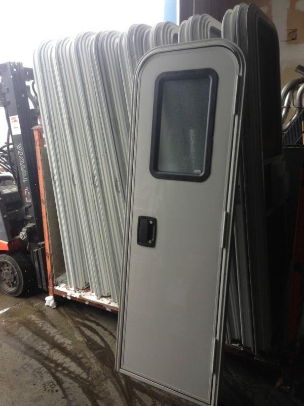 Buy CAMPER ENTRY ACCESS WHITE ROUNDED 26x80 SCREEN DOOR LOCK RV