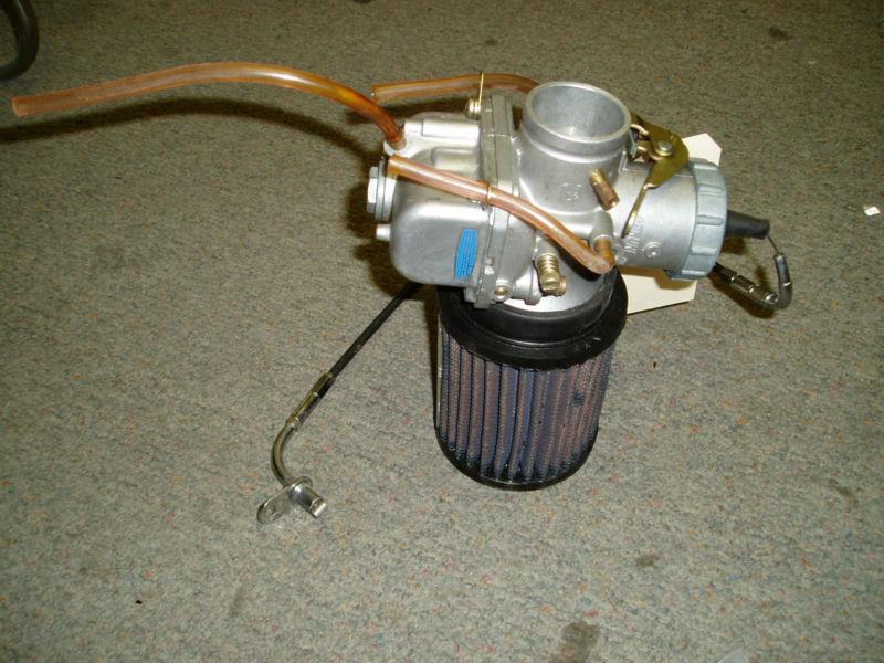 Mikuni round body 36 mm carborator w/k&n filter