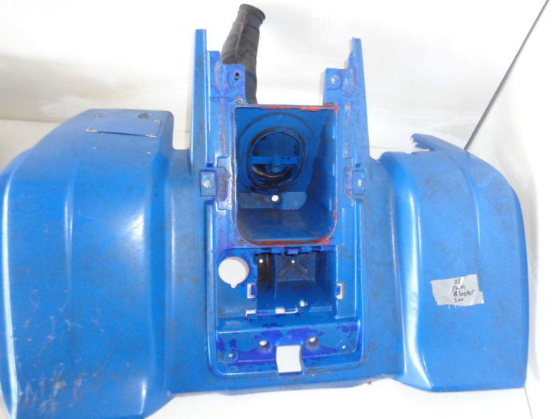 2001 yamaha blaster 200 yfs200 rear fender body panel plastics blue 