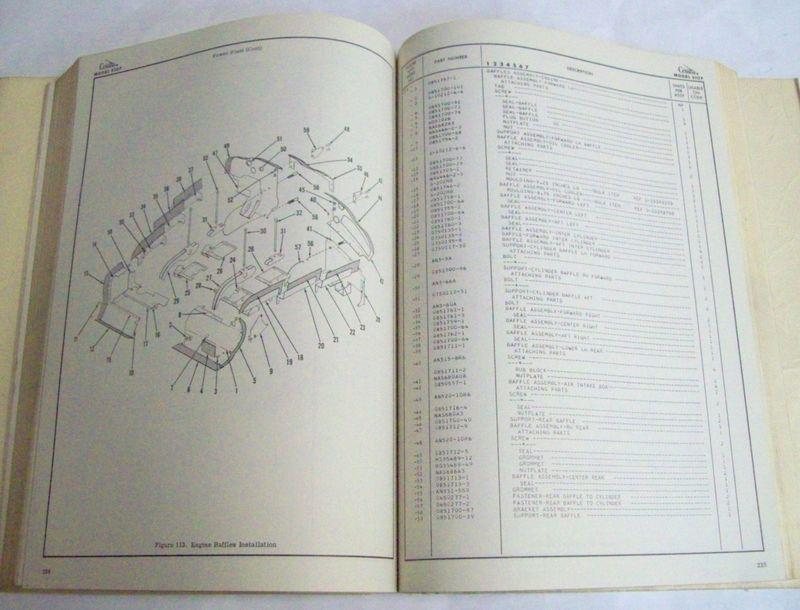 Buy Original Cessna 310F 1961 Illustrated Parts Catalog in Barberton