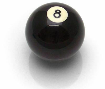 8-ball real pool shift shifter knob w/ threaded insert