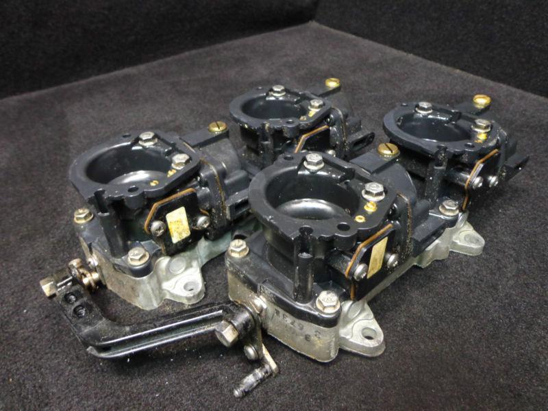 4~carburetors w/ throttle bodies~johnson 1987 looper 120/140 hp outboard~647