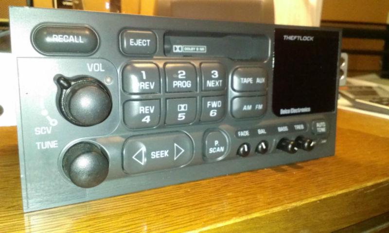 Gm delco 2003 chevrolet corvette factory oem am fm radio cassette unit 09390231