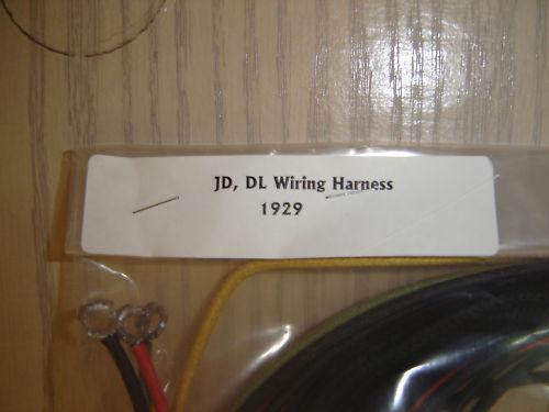 Harley J JD DL Wiring Harness Kit 1929 Only Twin Lamps , US $89.00, image 2