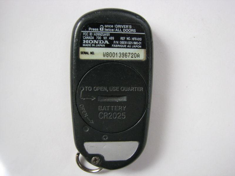 HONDA CIVIC ACCORD PRELUDE PILOT CRV KEYLESS ENTRY REMOTE FCC: A269ZUA101, US $13.75, image 2