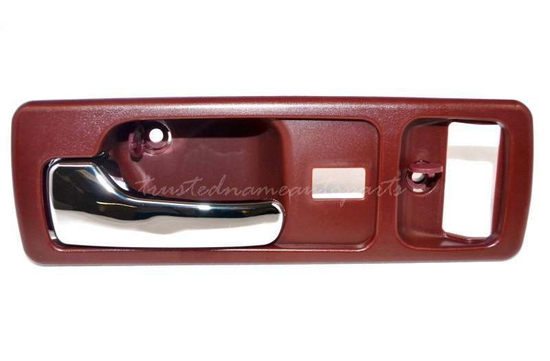 Inside interior door handle bright red, 2-door w/ power switch - front left