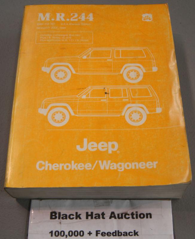 1973-1978 jeep cherokee / wagoneer m.r.244 shop service manual factory oem book