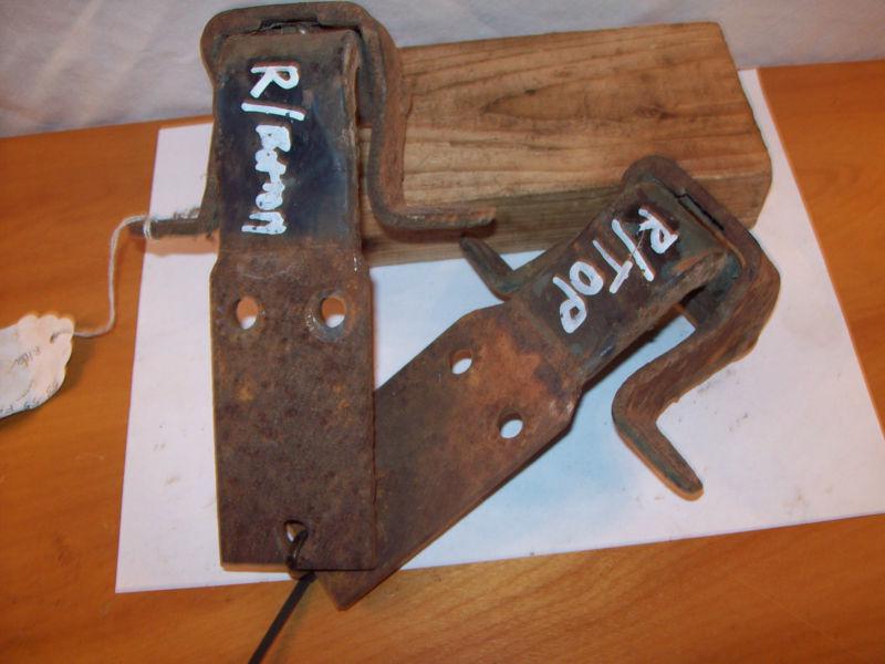 53 54 55 ford pickup truck right upper top lower bottom door hinges hinge set