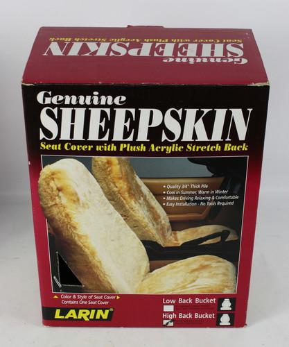 Lot (2) Larin Genuine Sheepskin Front Bucket Seat Covers, US $14.99, image 2