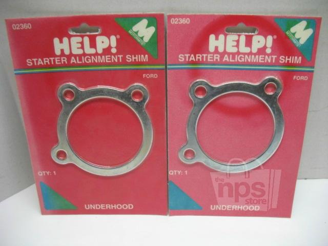 Dorman 02360 starter alignment shims for fords with 3 bolt starters lot of 2 new