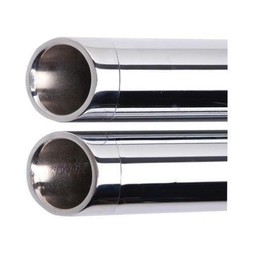 Hard Krome Billet Tip Straight Cut - 2.75