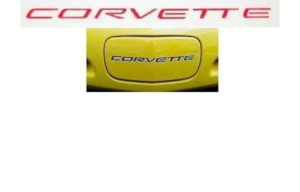 Corvette c5 3d raised domed front bumper letters 97-04