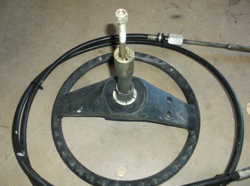 Mercury Ride guide Boat Steering System with 10 ft cable and Steering Wheel, US $189.95, image 4