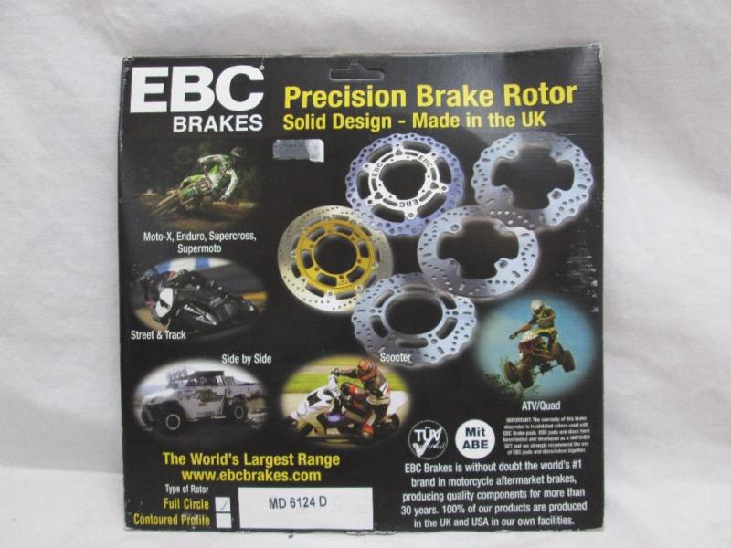 Ebc brakes md6124 brake rotor honda