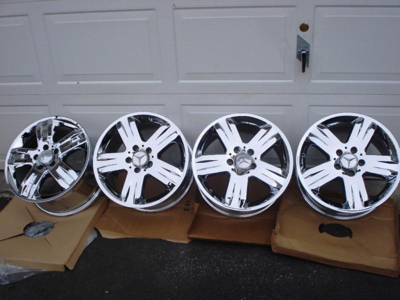 Chrome wheels/rims for mercedes 