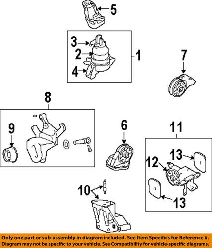 Hyundai oem 2191026800 engine torque strut mount-front mount