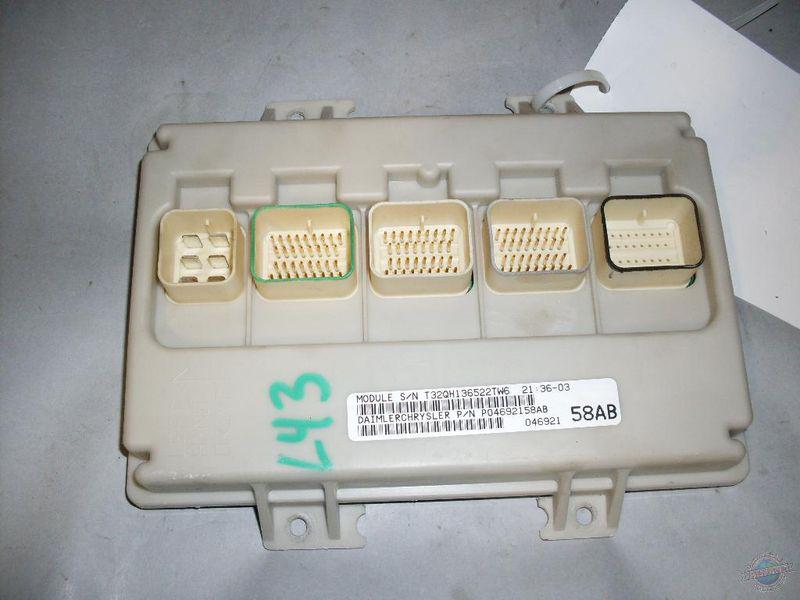 Body cont (bcm) bcm/ecu caravan 966754 05 bcm ecu 04692158aa