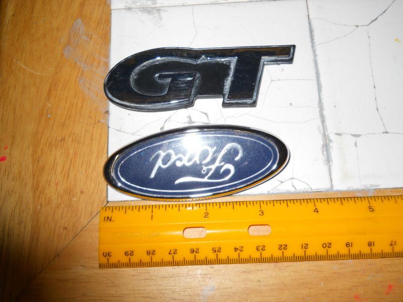 1999-2004 ford mustang gt trunk lid emblem set