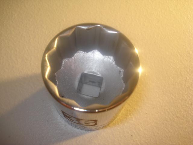 Short Socket, Polished Crome, Craftsman 36 mm, 1/2 Drive 12 Point, US $12.99, image 2