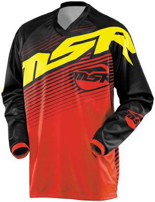 Msr 2014 adult axxis ylw/ylw/blk jersey size medium md
