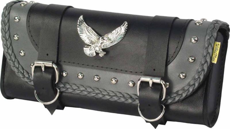 Willie & max gray thunder studded tool pouch