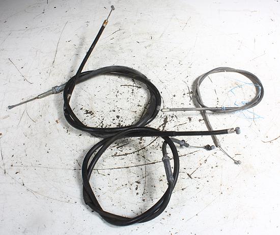1981 yamaha xj550 maxim cables/throttle/choke/clutch/oem