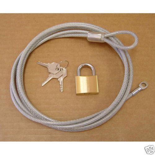 Lock & cable cover  cab cover jeep 