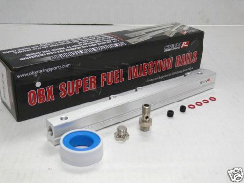 Fuel rail obx 96-00 honda civic sohc d15 d16 polish