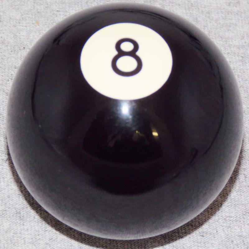 Black 8 ball shift knob mustang toyota subaru scion m12x1.25 thd
