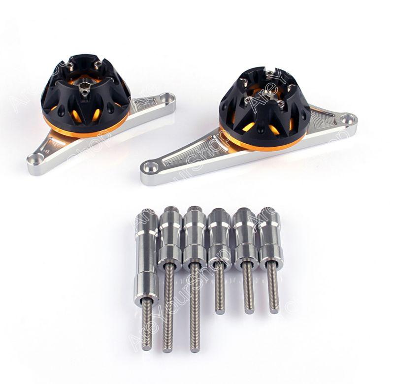 Frame sliders crash pads protector for honda cb400 1992-1998 gold