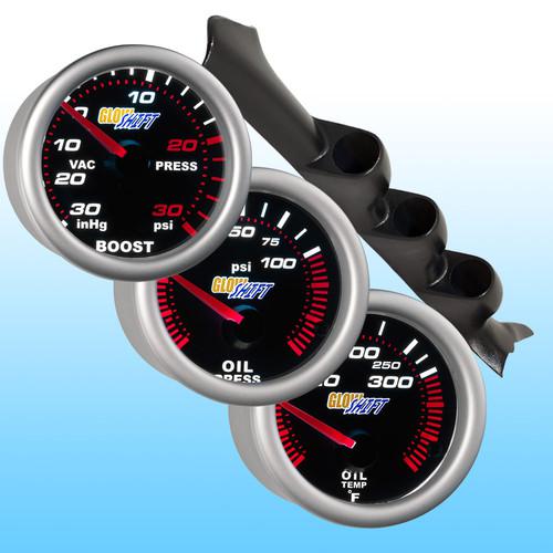 Find 0207 Subaru Impreza WRX Black Triple Pillar Pod + 3 Tinted Gauges in West Berlin, New