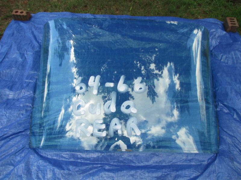 64 65 66 barracuda tinted ac car rear window nice & rare 