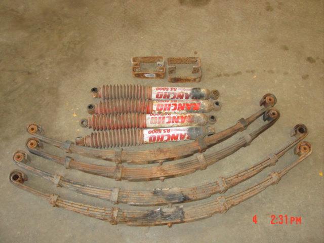 2.5" lift kit jeep cj5 1955-1968 cj-6 5 cj6 leaf springs shocks rancho rs5000