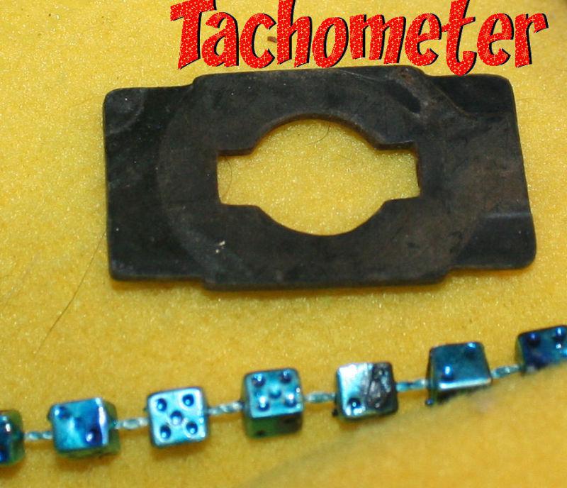 Corvette 1960 1961 1962 gauge tachometer rubber  back of can 1954 1957 1958