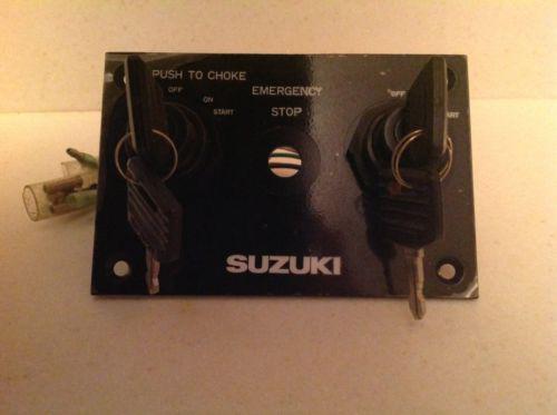 Suzuki dual engine ignition panel key switch