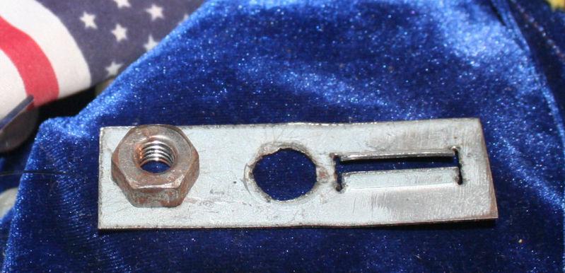 Corvette 1958 1959 1960 1961 1962 grab bar nut under insert plate needs fixing