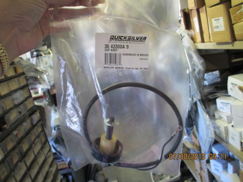 Mercury outboard #36-43300a9 oil cap assy v6 outboards