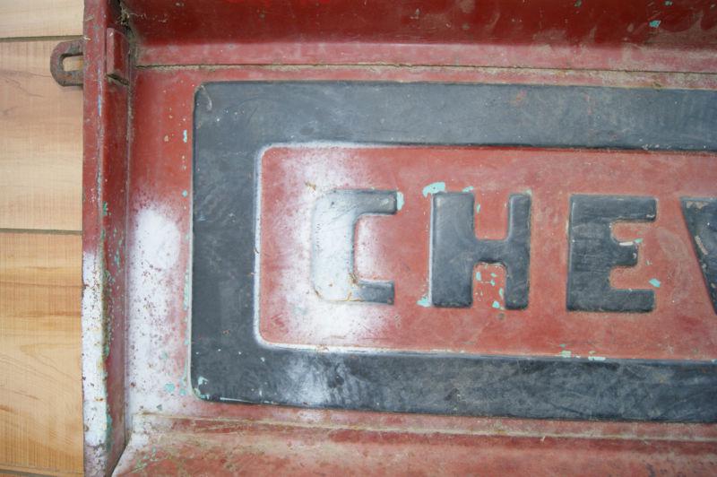 1955-1959 Chevy Pickup Tailgate (original), US $175.00, image 6